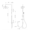 Ocean LUX Shower Set, Prosan