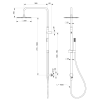2007-00 web-teh Ocean LUX concealed shower set, Prosan