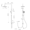 2011-00 web-teh Ocean LUX chrome-white shower set, Prosan