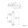 Thermostatic bath tap, Prosan