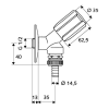 033880699-teh SCHELL zidni priključek s ključavnico 1/2″x3/8″, 035730699