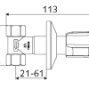191140699-teh Vgradni ventil Schell 1/2"