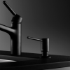 KWC LUNA E kitchen tap, matt black