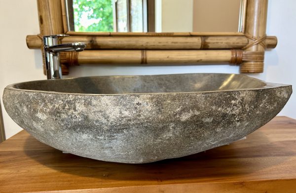 RSG_0933-2 River Stone sink, natural and unique 63x53x16 cm