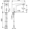 Schell Modus Trend-E Sensor-Waschtischarmatur, Batterie 6V, Mischung 021700699