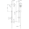 5114-00-teh Shower set Design, Prosan