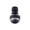 02 0469 98 BUBBLE-STREAM® Varčna kuhinjska prha, z vrtljivim priključkom, črno / kromirano – M22X1 / M24X1