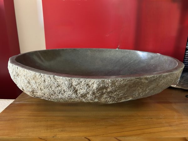 RSG_5350 Waschtisch River Stone, natur und einzigartig 61x43x15 cm