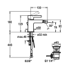Bidet spout Fit, KWC