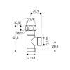 9241-00-teh T-piece 3/8“