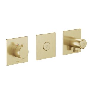 KWC SHOWERCULTURE thermostatic valve, brushed gold (20.004.853.175) KWC SHOWERCULTURE thermostatic valve, brushed gold (20.004.853.175)