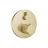 KWC SHOWERCULTURE thermostatic fitting, brushed gold (21.004.802.175)
