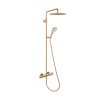KWC SHOWERCULTURE Thermostatarmatur A400, gebürsteter Messing KWC SHOWERCULTURE Thermostatarmatur A400, gebürsteter Messing