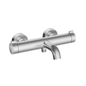 KWC SHOWERCULTURE Thermostatarmatur A195, gebürstetes Stahlblech