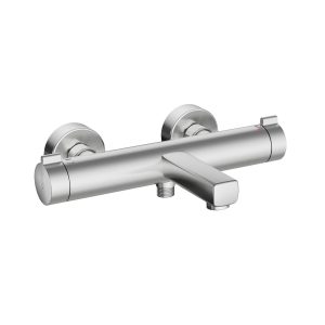 KWC SHOWERCULTURE Thermostatarmatur A195, gebürstetes Stahlblech (26.009.733.177)